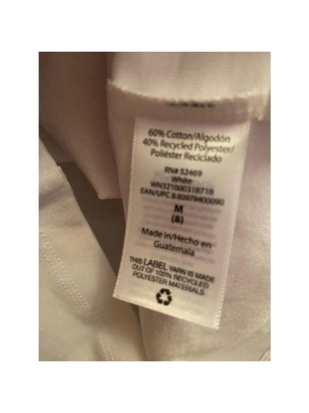 Wonder Nation White Long Sleeve T Shirt Girl's Medium 8 - Picture 3 of 5